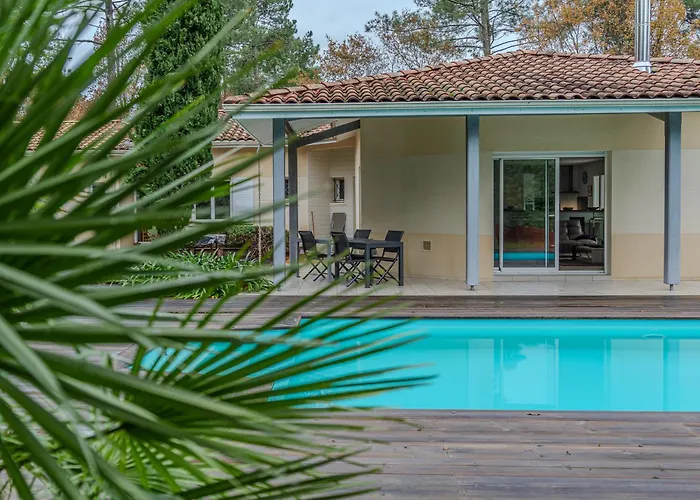 Maison 8 Pers, Piscine Privee, Wifi, Proche Golf A - Fr-1-521-231 Biscarrosse