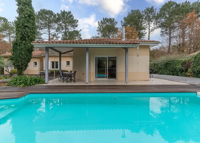Maison 8 Pers, Piscine Privee, Wifi, Proche Golf A - Fr-1-521-231 * Biscarrosse
