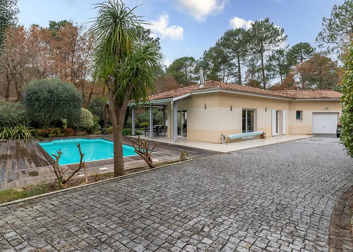Ferienhaus Maison 8 Pers, Piscine Privee, Wifi, Proche Golf A - Fr-1-521-231 Biscarrosse