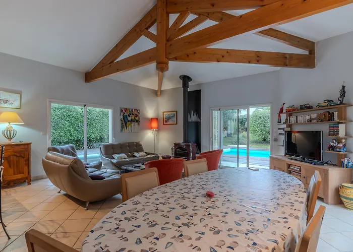 Maison 8 Pers, Piscine Privee, Wifi, Proche Golf A - Fr-1-521-231 * Biscarrosse